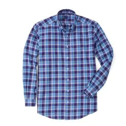 FootJoy Stretch Twill Woven Plaid Golf Shirt 2019