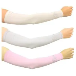 SParms Sun Protect+ UV/Sun Protection Cooling Golf Sleeves (1 Pair) Crystal Logo Women